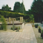 Fencing around decking edge