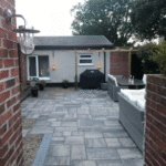 Walkway to garage